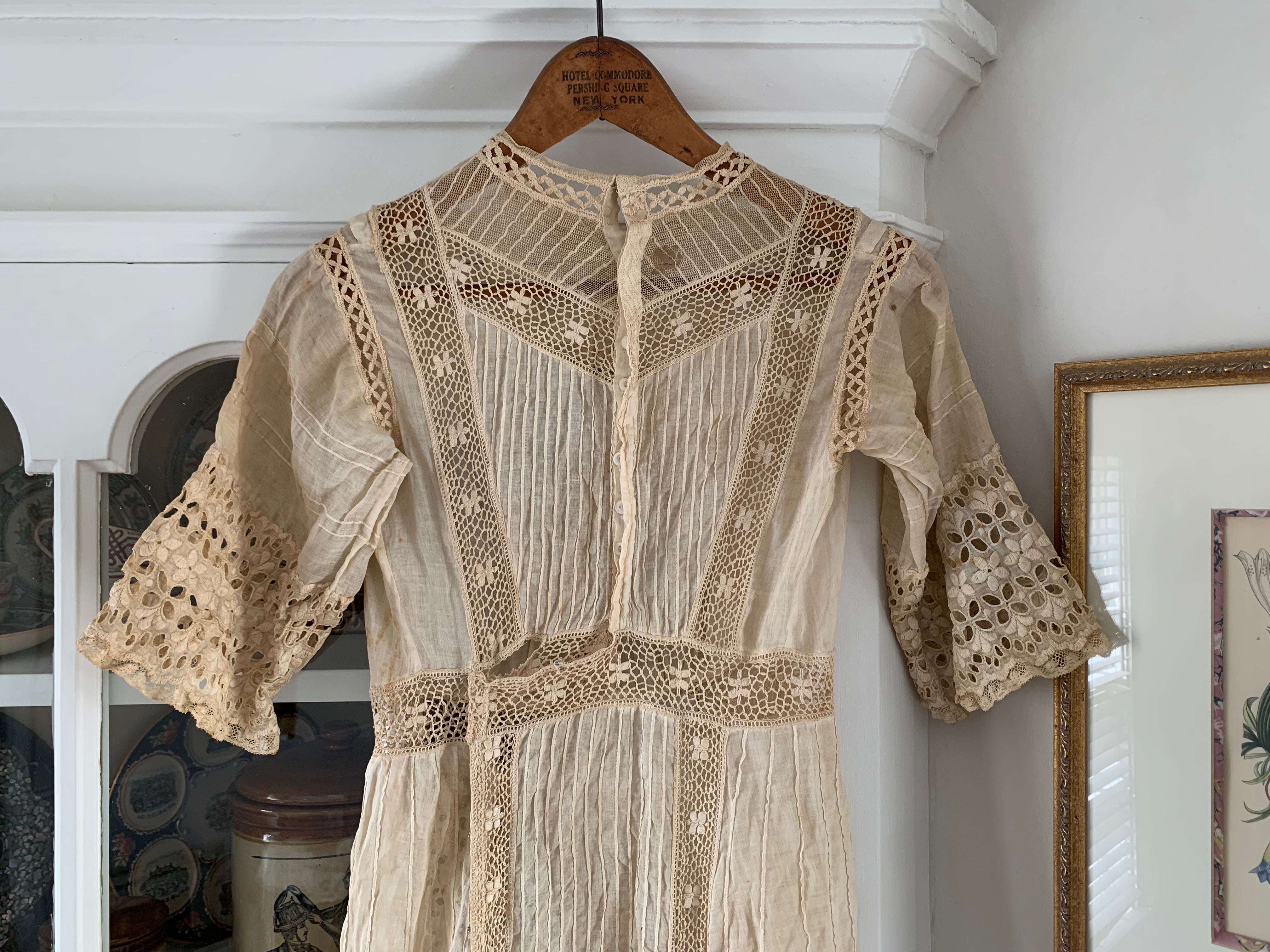 victorian lace tea dress